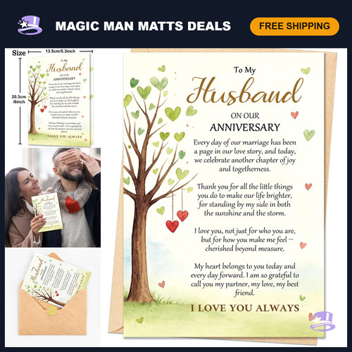 Personalized anniversary card - personalized,